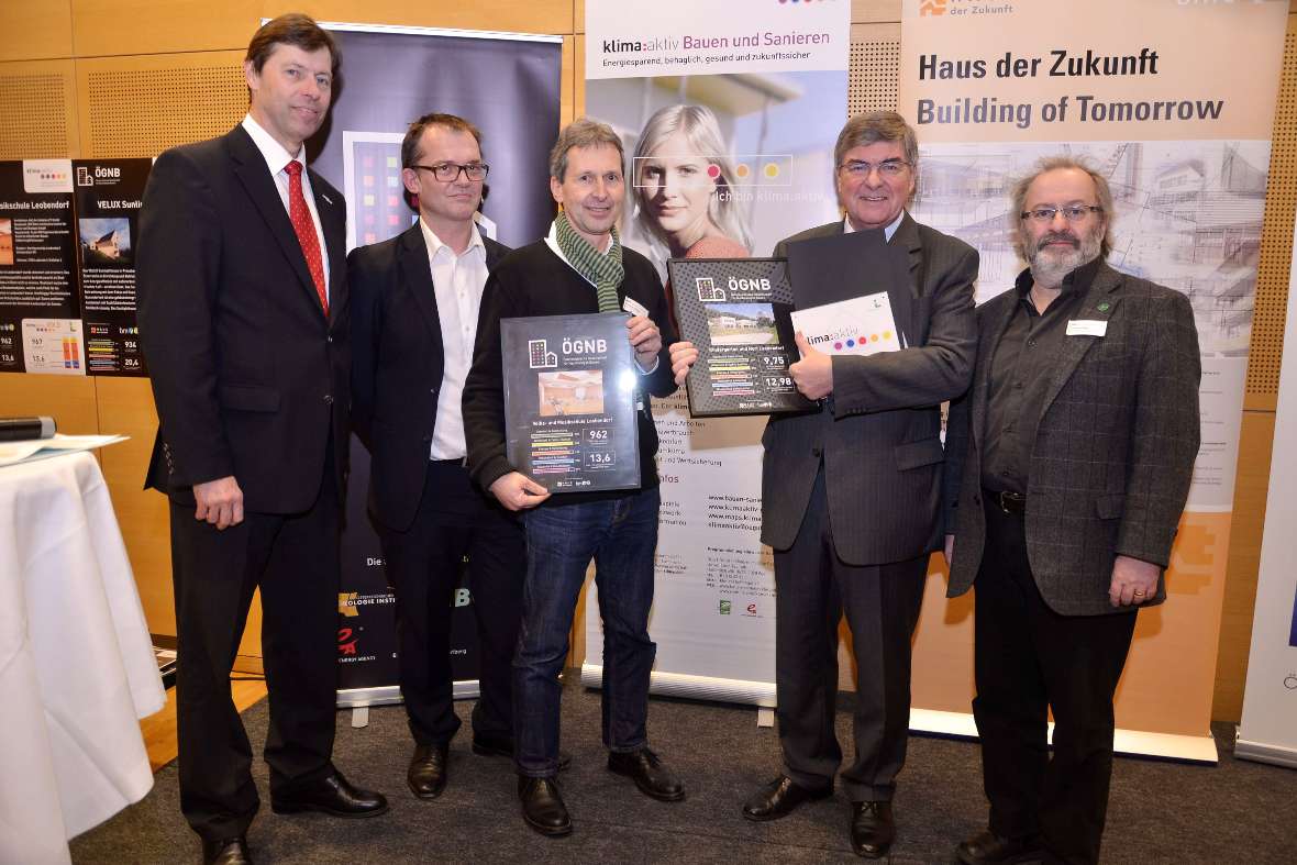klima:aktiv- und ÖGNB-Auszeichnung für Volks- und Musikschule Leobendorf