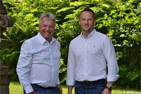Geschäftsleitung Dietmar Geiger und Alexander Kamper GED Wohnbau