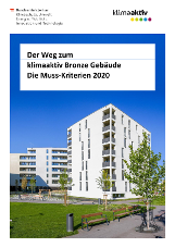 Broschüre klimaaktiv Bronze-Gebäude, Stand 2024