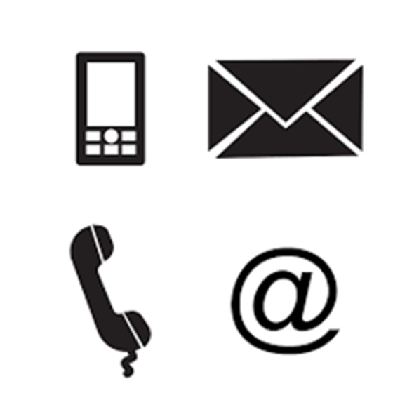 Symbolbild für Telefon und Email