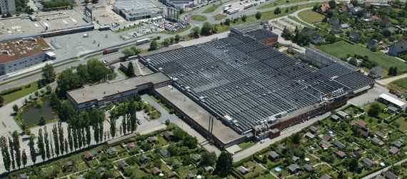 Luftbildaufnahme der A&R Carton GmbH