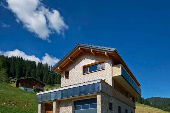 Haus mit Solarheizung
