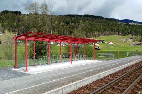 Radabstellanlagen der Pinzgauer Lokalbahn