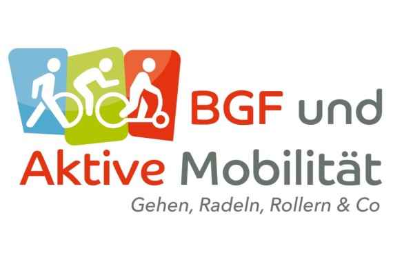 Logo BGF Aktive Mobilität Gehen Radeln Rollern und Co