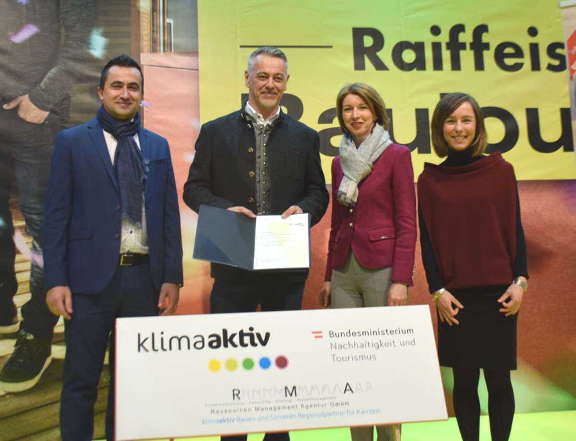 Auszeichnung klimaaktiv Gebäude in Kärnten, 22.02.2019