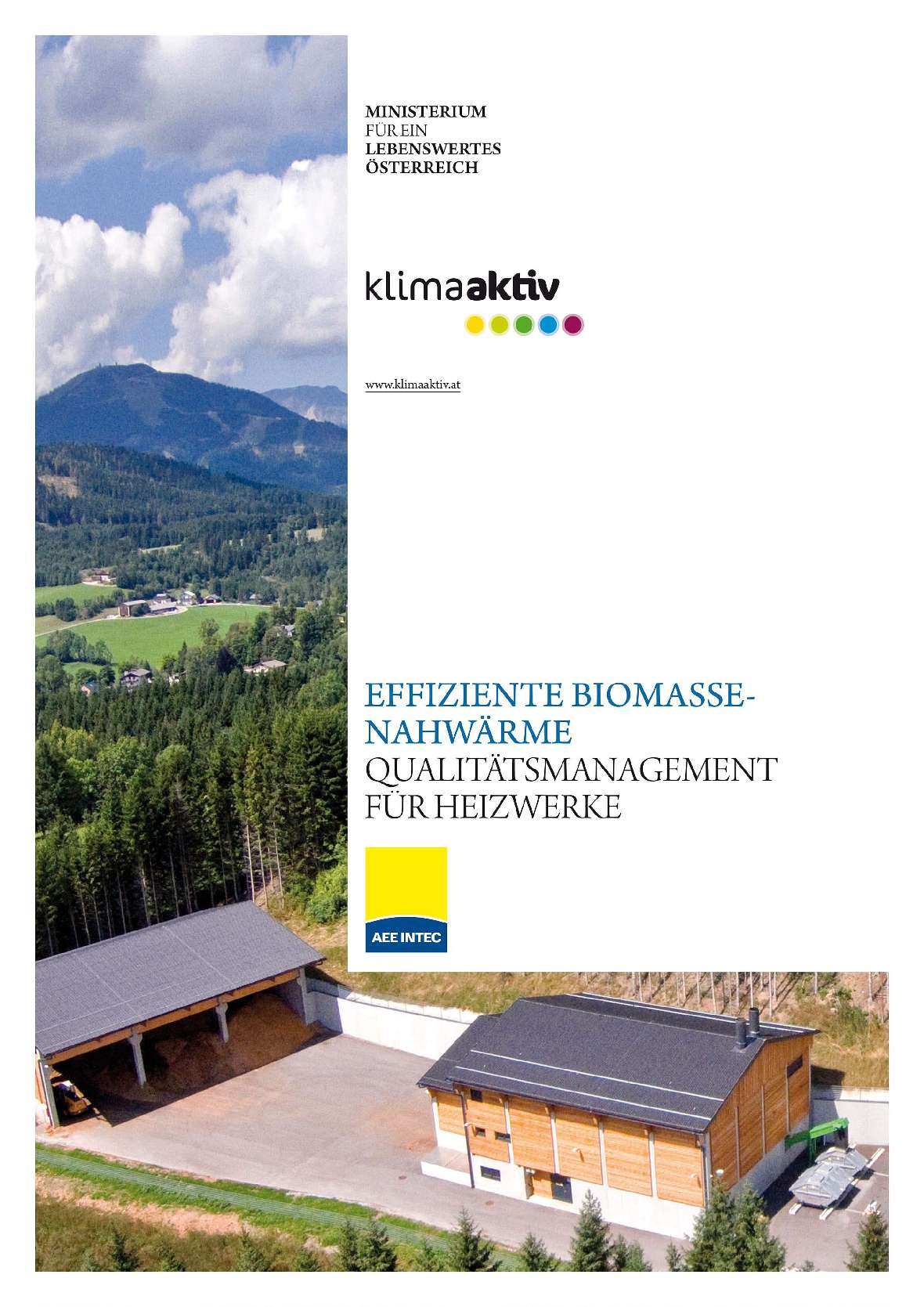 Titelbild Broschüre Effiziente Biomasse-Nahwärme
