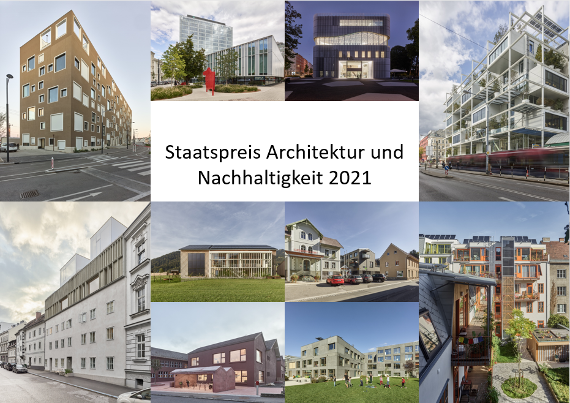 Nominierte und Preisträger Staatspreis Architektur und Nachhaltigkeit 2021