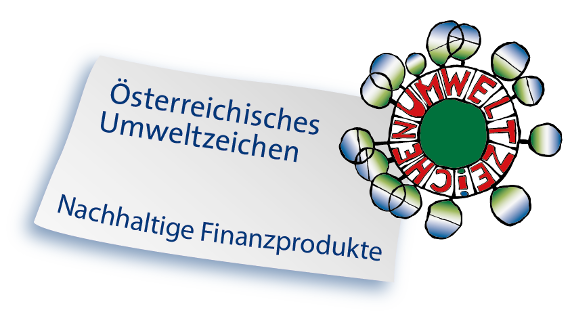 Logo Umweltzeichen - Nachhaltige Finanzprodukte