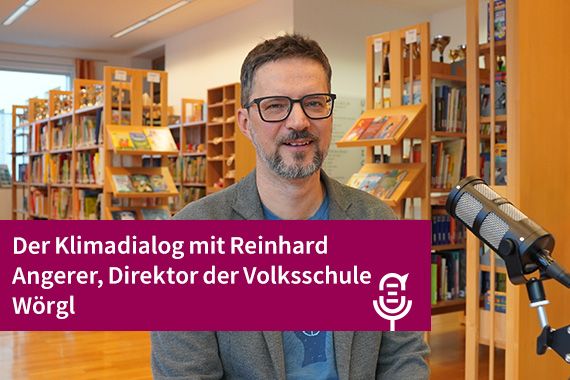 Volksschuldirektor Reinhard Angerer im Podcast-Interview