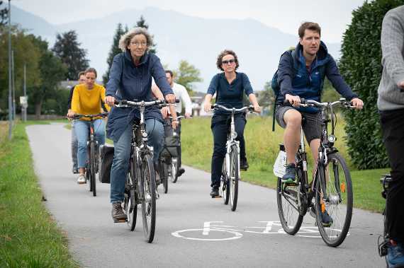 klimaaktiv mobil Fachexkursion Radfahren Velotal Rheintal