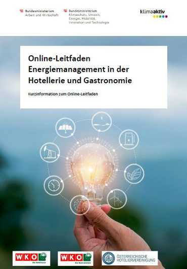 Vorschaubild Online-Leitfaden Energiemanagement in der Hotellerie und Gastronomie
