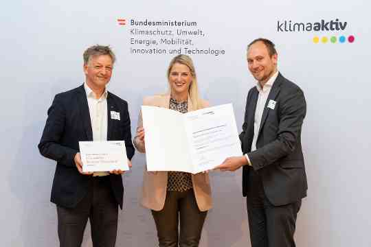Auszeichnung klimaaktiv Gebäude aus der Steiermark