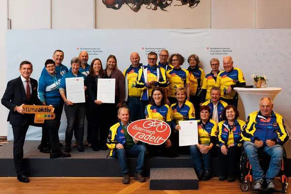 Auszeichnungsveranstaltung Österreich radelt Wien 2025 