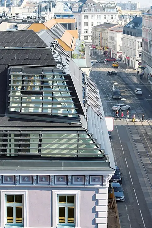 Sanierung und DG-Ausbau, Mariahilfer Straße 182