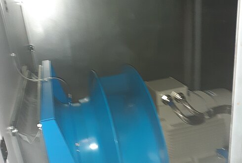 Lüftungsanlage im Keller des Hauses