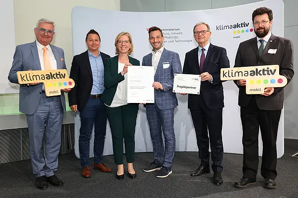 Auszeichnung klimaaktiv mobil Projektpartner:innen im Rahmen der THEPEP Konferenz