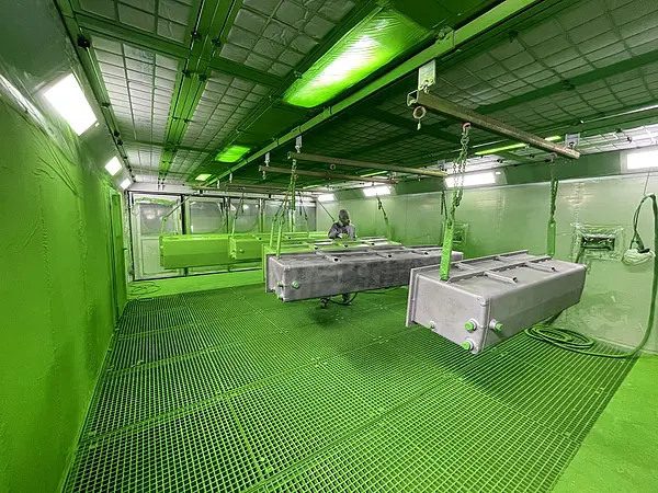 Lackieranlage innen - INNIO Jenbacher GmbH & Co OG