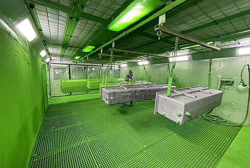 Lackieranlage innen - INNIO Jenbacher GmbH & Co OG