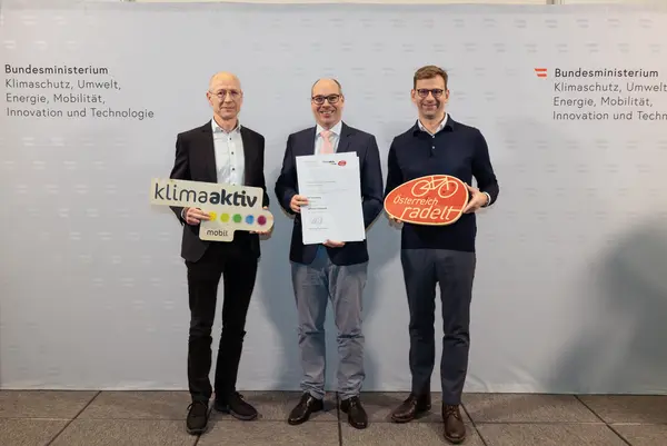 Auszeichnung Bundessieger "Österreich radelt"