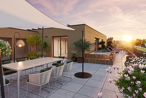 Wohnhausanlage - Am Rain SÜD (Ökowohnbau) - STG5