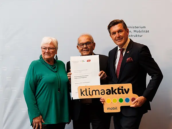 Auszeichnungsveranstaltung Österreich radelt Wien 2025 