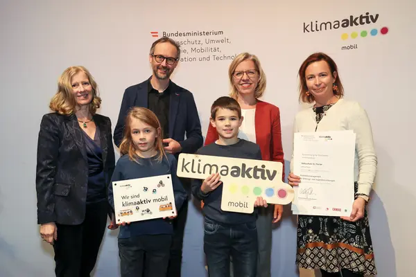 klimaaktiv mobil Auszeichnung für Bildungs- und Jugendeinrichtungen am 30.11.2023