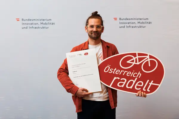 Auszeichnungsveranstaltung Österreich radelt Wien 2025 