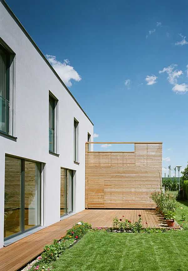 Passivhaus mit Sonnendeck