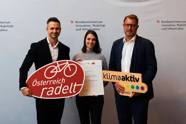 Auszeichnungsveranstaltung Österreich radelt Wien 2025 