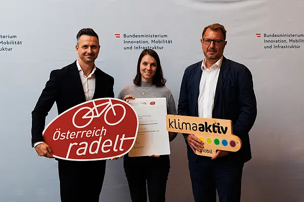 Auszeichnungsveranstaltung Österreich radelt Wien 2025 