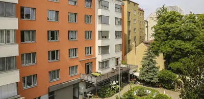 Standort Barmherzige Schwestern Pflege in Wien. Innenhof