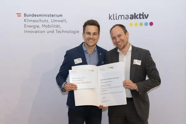 Auszeichnung klimaaktiv Gebäude aus der Steiermark