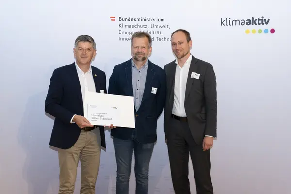 Auszeichnung klimaaktiv Gebäude aus der Steiermark
