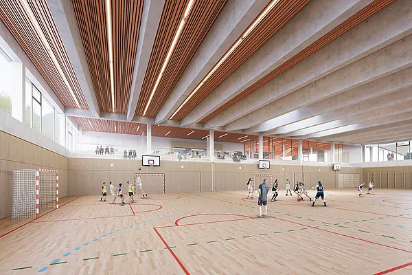 Neubau Ballsportgymnasium Viola Park
