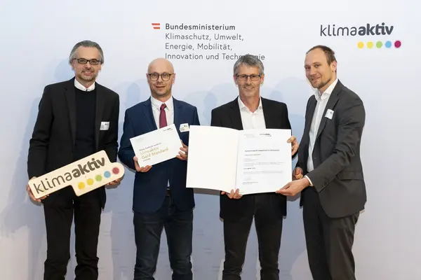 Auszeichnung klimaaktiv Gebäude aus der Steiermark