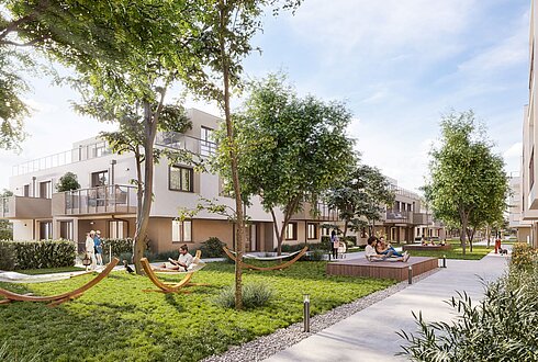 Wohnhausanlage - Am Rain SÜD (Ökowohnbau) - STG4