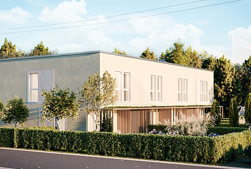 Neubau Eines Reihenhauses mit 4 Wohneinheiten