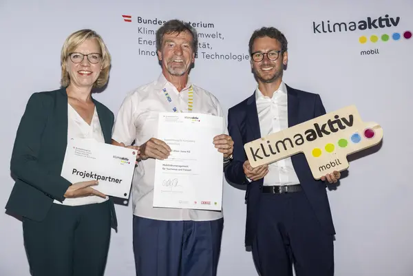 Auszeichnung klimaaktiv mobil Projektpartner:innen