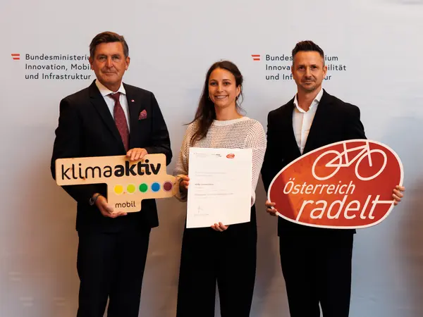 Auszeichnungsveranstaltung Österreich radelt Wien 2025 