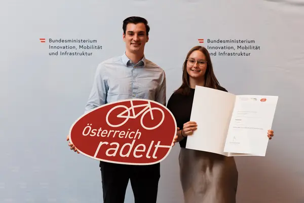 Auszeichnungsveranstaltung Österreich radelt Wien 2025 