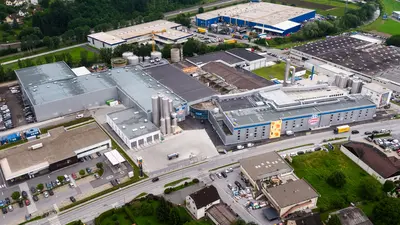 Luftaufnahme Berglandmilch Standort Voitsberg