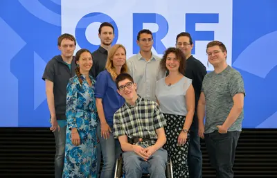 Gruppenbild des Teams der Inklusiven Lehrredaktion