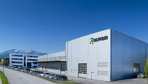 Außenansicht des Headquarter von Bilfinger Life Science in Puch