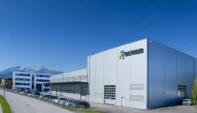 Außenansicht des Headquarter von Bilfinger Life Science in Puch