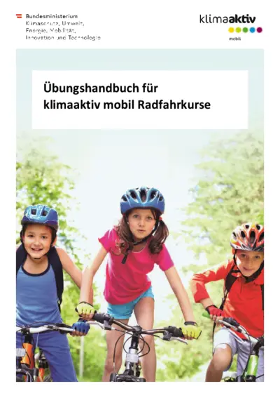 Übungshandbuch für klimaaktiv mobil Radfahrkurse