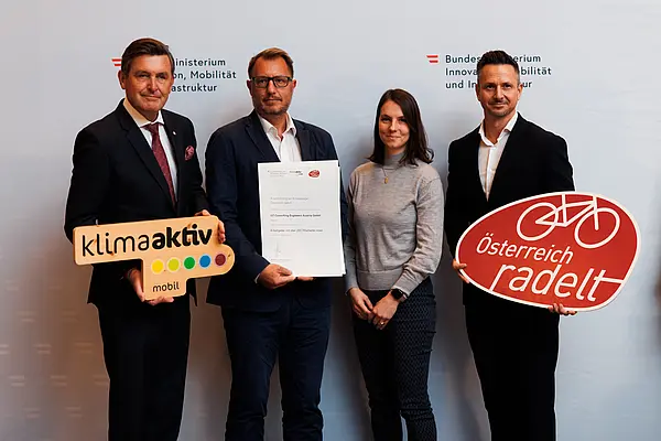 Auszeichnungsveranstaltung Österreich radelt Wien 2025 