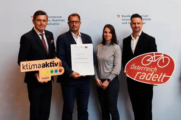 Auszeichnungsveranstaltung Österreich radelt Wien 2025 