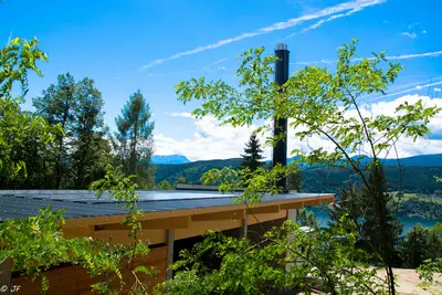 Außenansticht des Bioprojektes Nahwärme Millstatt