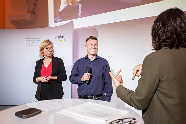 Auszeichnungsveranstaltung Kompetenzpartner von klimaaktiv