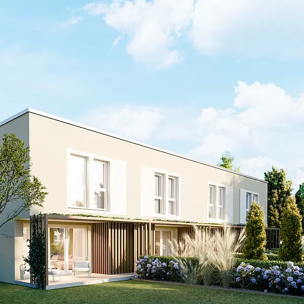 Neubau Eines Reihenhauses mit 4 Wohneinheiten